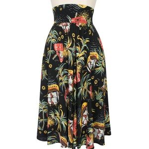 Trashy Diva 40s skirt in Pirate Treasure